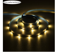 Светодиодная лента Luazon Lighting 3 м, IP20, SMD2835, 30 LED/м, 3хААА, 3000К