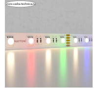 Светодиодная лента Maytoni, 24В, IP20, 5050, 19,2Вт/м, 3000K, 5 м, свечение RGB+W