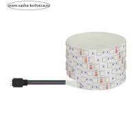 Светодиодная лента Эра, 5 м, IP20, SMD5050, 60 LED/м, 14,4 Вт/м, 12 В, свечение RGB