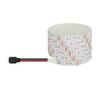 Светодиодная лента Эра, 5 м, IP20, SMD5050, 60 LED/м, 14,4 Вт/м, 12 В, свечение RGB