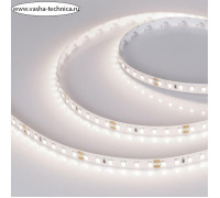 Светодиодная лента Arlight 8х1 мм, 5 м, IP20, 2835, 120 LED/м, 9 Вт/м, 24 В, 4000К, свечение белое