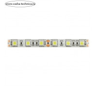 Светодиодная лента Эра, 5 м, IP65, SMD5050, 60 LED/м, 14,4 Вт/м, 12 В, свечение белое