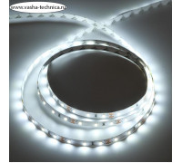 Светодиодная лента Ecola PRO 5 м, IP20, SMD2835, 60 LED/м, 8 Вт/м, 12 В, 6000К