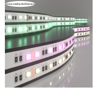 Светодиодная лента Elektrostandard, IP20, 5050, 60LED/м, 24В, MIX RGB/свечение дневное белое