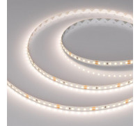 Светодиодная лента Arlight 8х1 мм, 5 м, IP20, 2835, 120 LED/м, 9 Вт/м, 24 В, 4000К, свечение белое