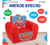 Мягкая игрушка-кресло «Чемпион», цвет красный