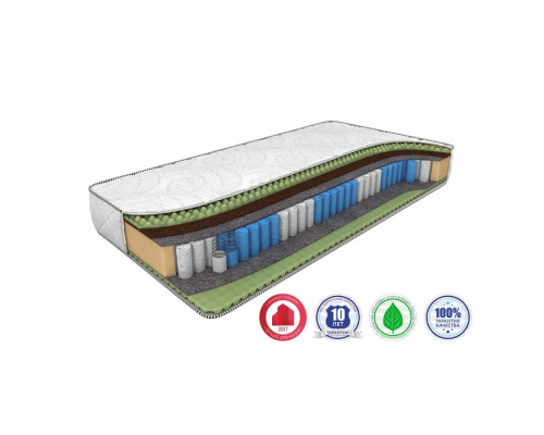 Матрас Mix Foam Smart Zone, размер 90 х 190 см, высота 22 см, трикотаж