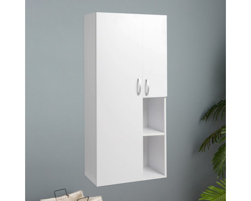 Шкаф для ванной комнаты, белый, 55 х 120 х 30 см