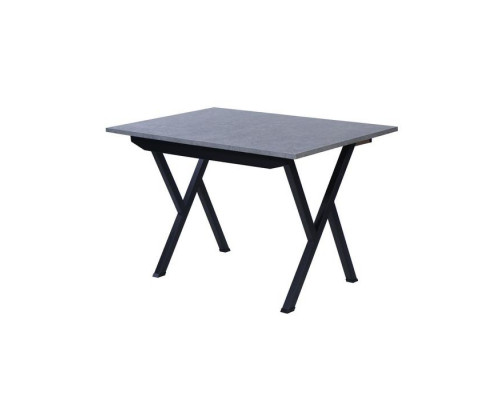 Обеденный стол «Лофт», 1200×800×780 мм, пластик, опора №1 чёрная, цвет графит
