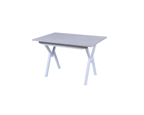 Обеденный стол «Лофт», 1200×800×780 мм, пластик, опора №2 белая, цвет бежевый