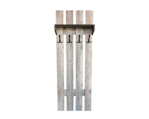Вешалка «Грейвуд», 600 × 250 × 1694 мм, цвет пайн бетон тёмный