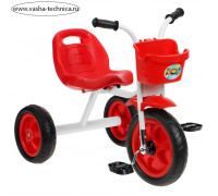 Велосипед трёхколёсный Лучик trike 4, цвет красный