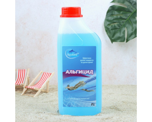 Средство для очистки воды в бассейне Aqualand, от водорослей, 1 л