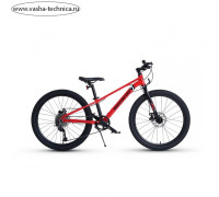 Велосипед 24'' Maxiscoo 7Bike M500, цвет красный