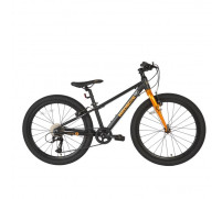 Велосипед 24'' Maxiscoo 5Bike, цвет чёрный матовый, размер M