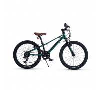 Велосипед 20'' Maxiscoo 7Bike M200, цвет изумруд