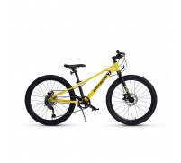 Велосипед 24'' Maxiscoo 7Bike M500, цвет жёлтый