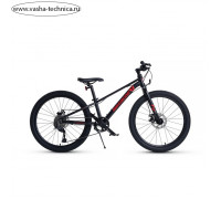 Велосипед 24'' Maxiscoo 7Bike M500, цвет чёрный