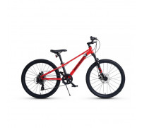 Велосипед 24'' Maxiscoo 7Bike M300, цвет красный