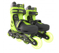 Роликовые коньки детские YVolution Neon Combo Skates, размер 29-32, цвет зелёный