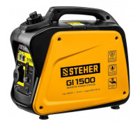 Инверторный генератор STEHER GI-1500, 4 Т, 1 кВт, 220 В, ручной стартер, 3 л, 12 кг