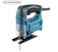 Лобзик Makita 4328, 450 Вт, 500-3100 об/мин, ход 18 мм, рез 65 мм, стальная подошва