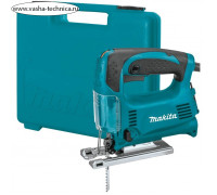 Лобзик Makita 4329KX1, 450 Вт, 500-3100 об/мин, ход 18 мм, рез 65 мм, маятниковый ход, кейс   107430