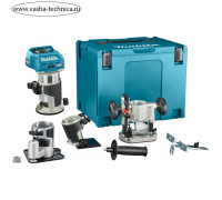 Фрезер кромочный аккумуляторный Makita RT001GZ19, 40 В, 10000-31000 об/мин, БЕЗ АКБ/ЗУ