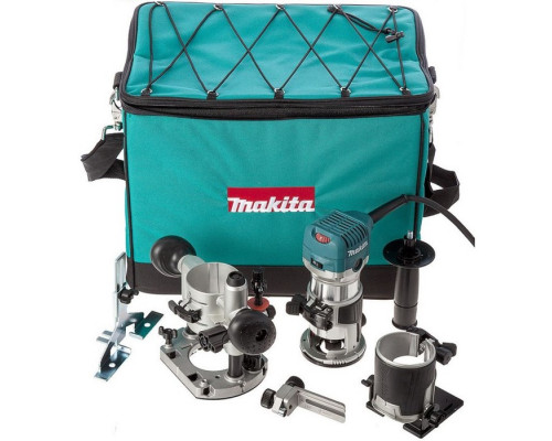 Фрезер кромочный Makita RT0700CX2, 710 Вт, 10000-30000 