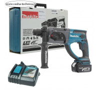 Перфоратор аккумуляторный Makita DHR202RF, 18 В, 3 Ач, SDS+, 3 режима, 1.9 Дж, 4000 уд/мин   1075414