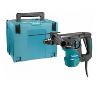 Перфоратор Makita HR3001CJ, 1050 Вт, SDS-plus, 3 реж., 3.9 Дж, 4500 уд/мин, антивибр. ручка   107541