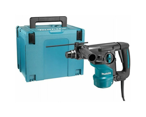 Перфоратор Makita HR3001CJ, 1050 Вт, SDS-plus, 3 реж., 3.9 Дж, 4500 уд/мин, антив