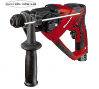 Перфоратор Einhell RT-RH 20/1, 500 Вт, 1.6 Дж, 5800 уд/мин, 1200 об/мин, d=20 мм, кейс