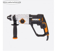 Перфоратор WORX WX339, 220 В, 800 Вт, 5300 уд/мин, 2.5 Дж, SDS-PLUS, кейс