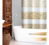 Штора для ванной Доляна «Марго», 180×180 см, EVA, цвет МИКС