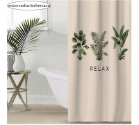 Штора для ванной «Relax», 145 х180 см