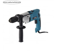 Дрель ударная Makita HP2071, 1010 Вт, БЗП 13 мм, 1200/2900 об/мин, мет. редуктор, кейс