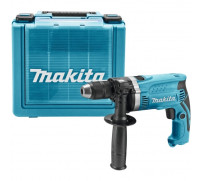 Дрель ударная Makita HP1631K, 710 Вт, БЗП 13 мм, 3200 об/мин, AL редуктор, кейс