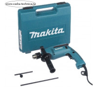 Дрель ударная Makita HP1640K, 680 Вт, ЗВП 13 мм, 2800 об/мин, кейс